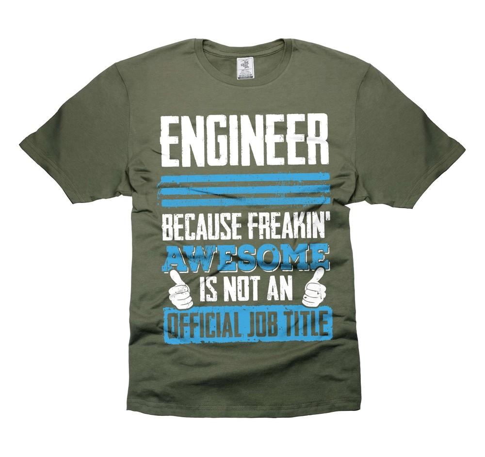 Mens Engineer shirt Engineer Job Title Shirt Engineer Dad Shirt Fathers Day Gift Unisex T-Shirt S