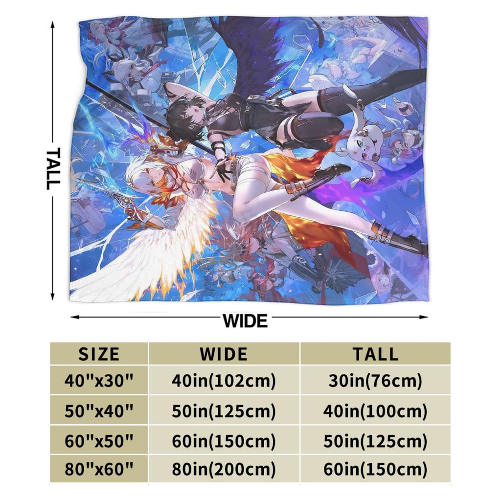 Chisa Wuthering Wave Galbrena Blankets Quality Super Soft  Bedding Throws Spring Travel Outdoor Novelty Bedspread