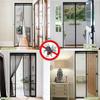 New Large Size Strong Magnetic Door Curtain Mosquito Net Summer Anti Bug Fly Insect Screen Mesh Velcro Mute Soft Screen Door for Home