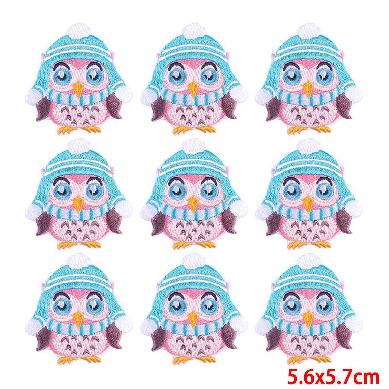 10 Pcs/lot Wholesale Embroidery Patch Iron On Patches For Clothing Patches On Clothes Jackets Decor Applique Sew Supplies