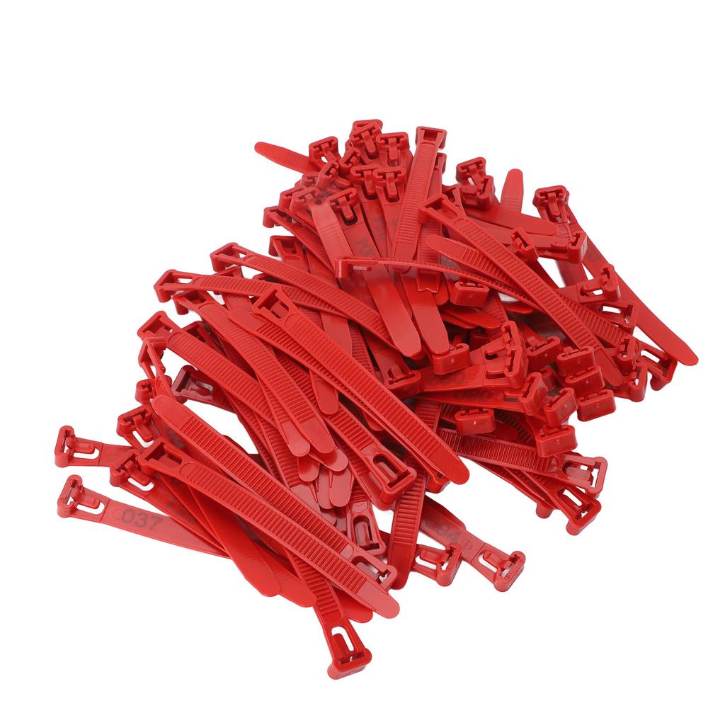 100pcs Chicken Leg Bands Adjustable Fadeless Numbered Poultry Identification Leg Tags for Duck