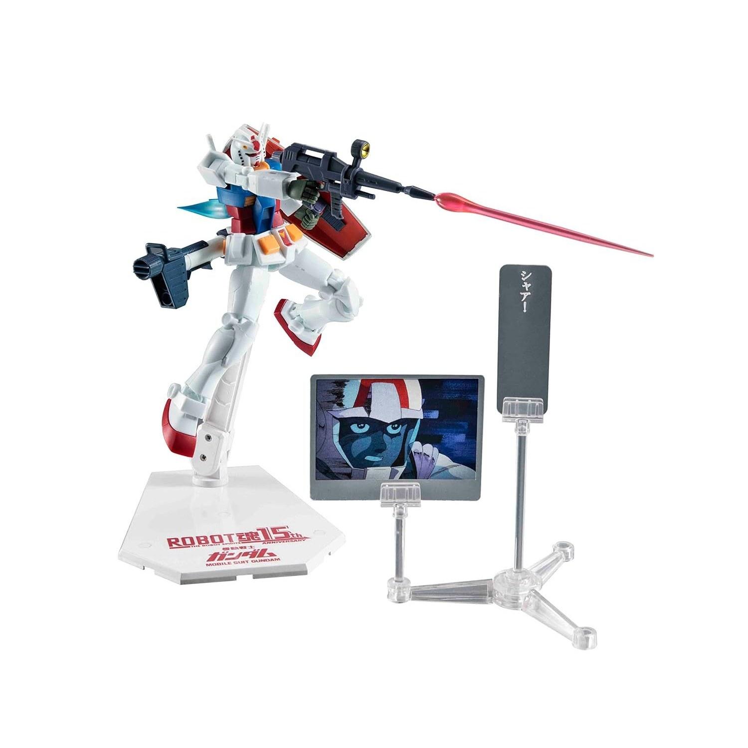 TAMASHII NATIONS ROBOT Spirits Mobile Suit Gundam RX-78-2 ver. A.N.I.M.E. 15th ANNIVERSARY Approximately 125mm ABS PVC painted movable figure