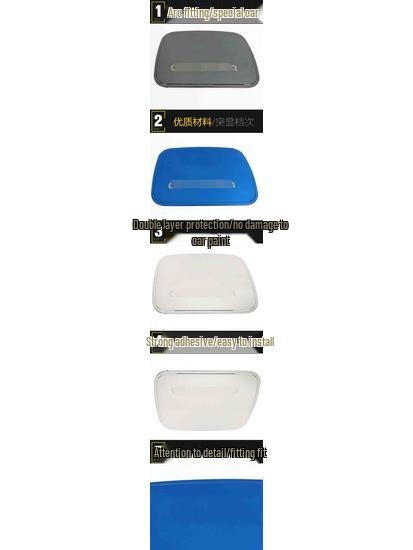 Tianyi C5 Stainless Steel Fuel Tank Cap Decorative Anti-Scratch Sticker