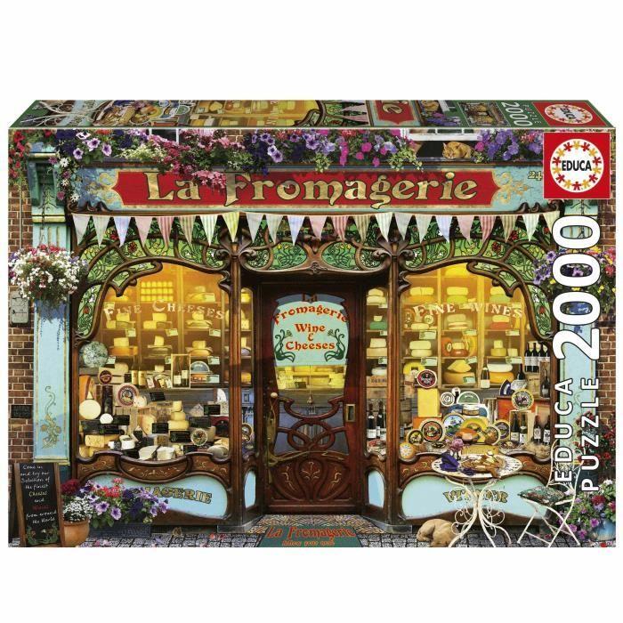 Puzzle - EDUCA - La boutique de fromages fins - 2000 pièces - 96x68 cm - À partir de 15 ans