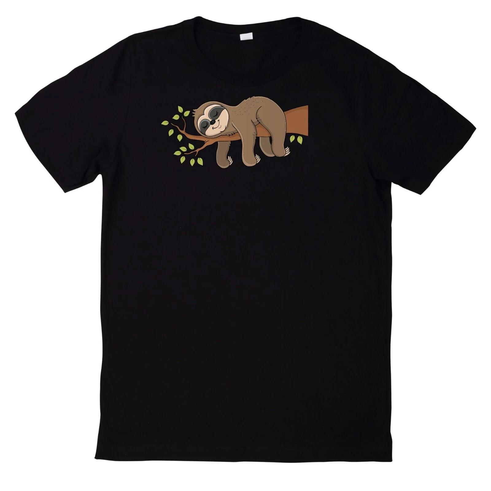 T-Shirt Faultier Slooth Lustige Geschenke M