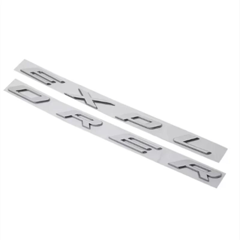 swpzb8 3D ABS Chrome Black Letters Explorer Logo Car Front Hood Emblem Bonnet Badge Sticker For Explorer 2011-2021