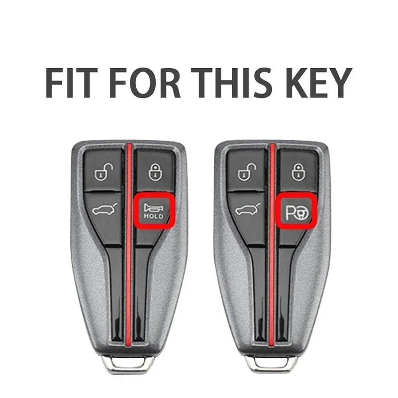 Car Key Case Cover For Hongqi HS5 H5 H9 HS7 H7 L5 HS3 L9 Car Holder Car-Styling Accessories Shell Colorful TPU+Leather 4 Buttons