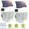 210 LED Solar Outdoor Wall Light, Motion Sensor Waterproof Solar Lamp with Remote Control, 3 Lighting Modes, Solar Security Light for Yard Garage