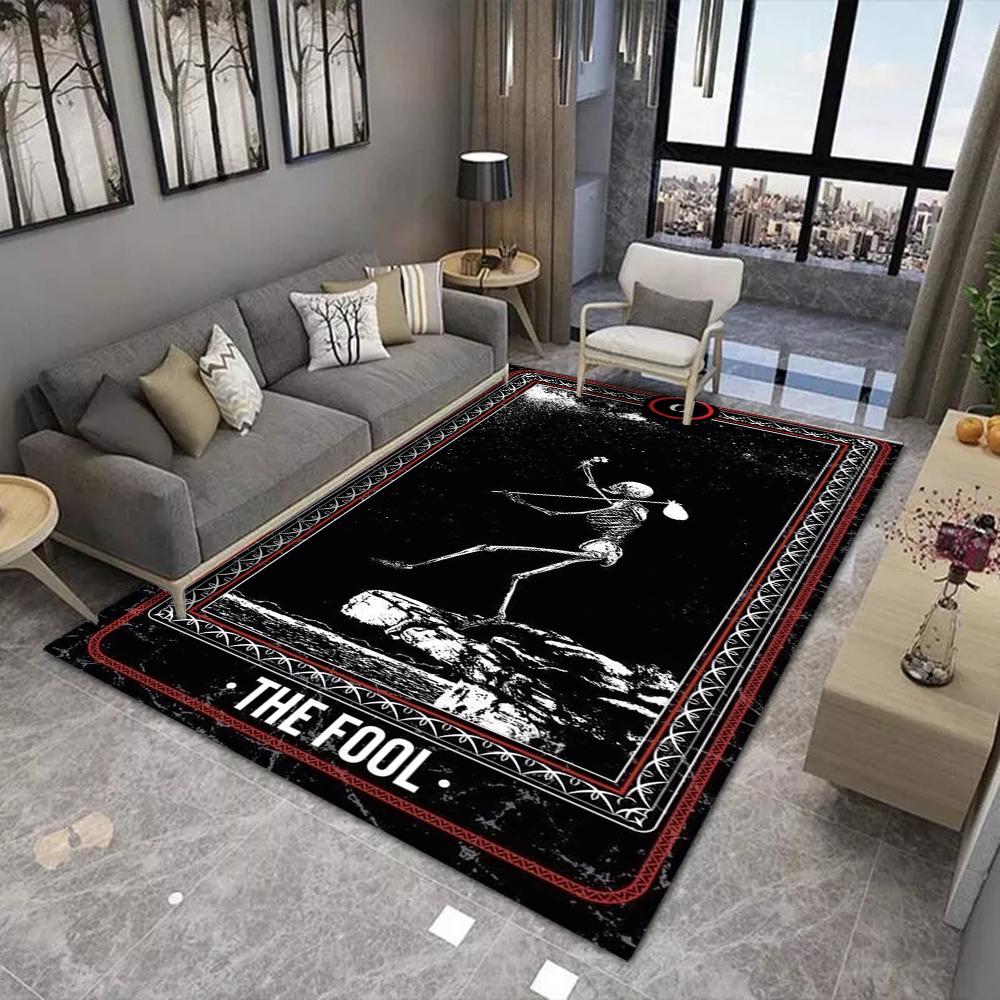 Wheel of Fortune Area Rugs Non-Slip Carpets for Home Living Room Kitchen Bedroom Rug Machine Washable Floor Mat