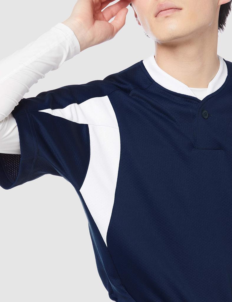 Baseball Uniform 1 Button Baseball Navy x White Japan XO to Japanese size [SSK] T-Shirt Men's (7010) (equivalent 3L)