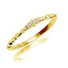 Anello Mignolo Lala Christie Diamond Rosa Misura Naturale Oro Giallo 18K PLATINO, Diamanti, 0.02ct Totale, 7, Oro, Collezione, lr56-0003-yg-07
