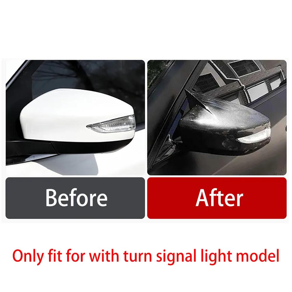 For NISSAN Altima 2013-2018 Sentra/Sylphy 2016-2019 Mirror Cover Rearview Side Mirror Cover Wing Cap Exterior Rear View Trim