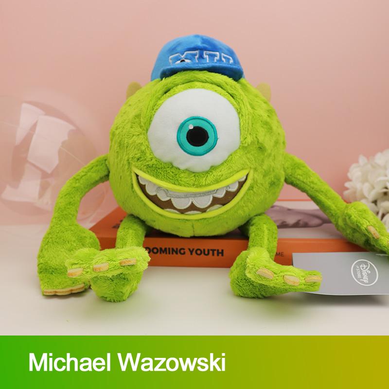 Cute Plush Monster University Character Doll Set Sulley Mike Soft Stuffed Animals Toy For Kids Birthday Gift
