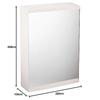 LIXIL INAX Mirror Cabinet 320 x 105 x 458 (Mirror 304 x 3 x 406) TSF-126