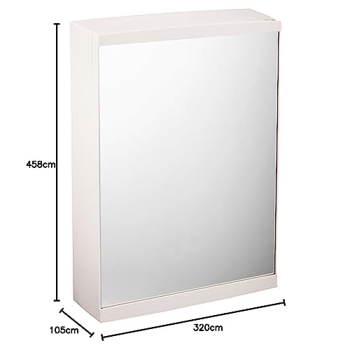 Zrcadlová skříňka LIXIL INAX 320 x 105 x 458 (Zrcadlo 304 x 3 x 406) TSF-126