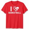 I Love Basketball Sports Fan Tee Unisex Unisex Graphic Unisex TShirt