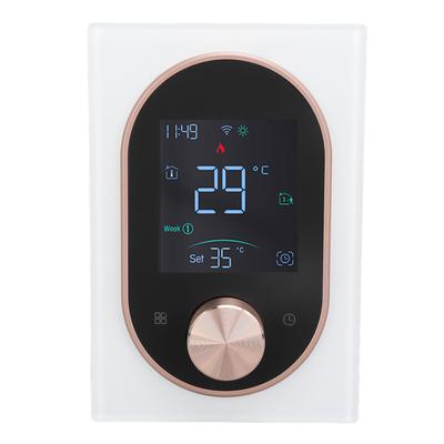 Smart Color Thermostat LCD Programmable Knob Control Touchscreen Water Heating Thermostat with APP