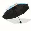 1pc Chibi Maruko-chan Cat Automatic Folding Umbrella - Lightweight, Retractable Design with 8-Rib Durability, Perfect for Outdoor45