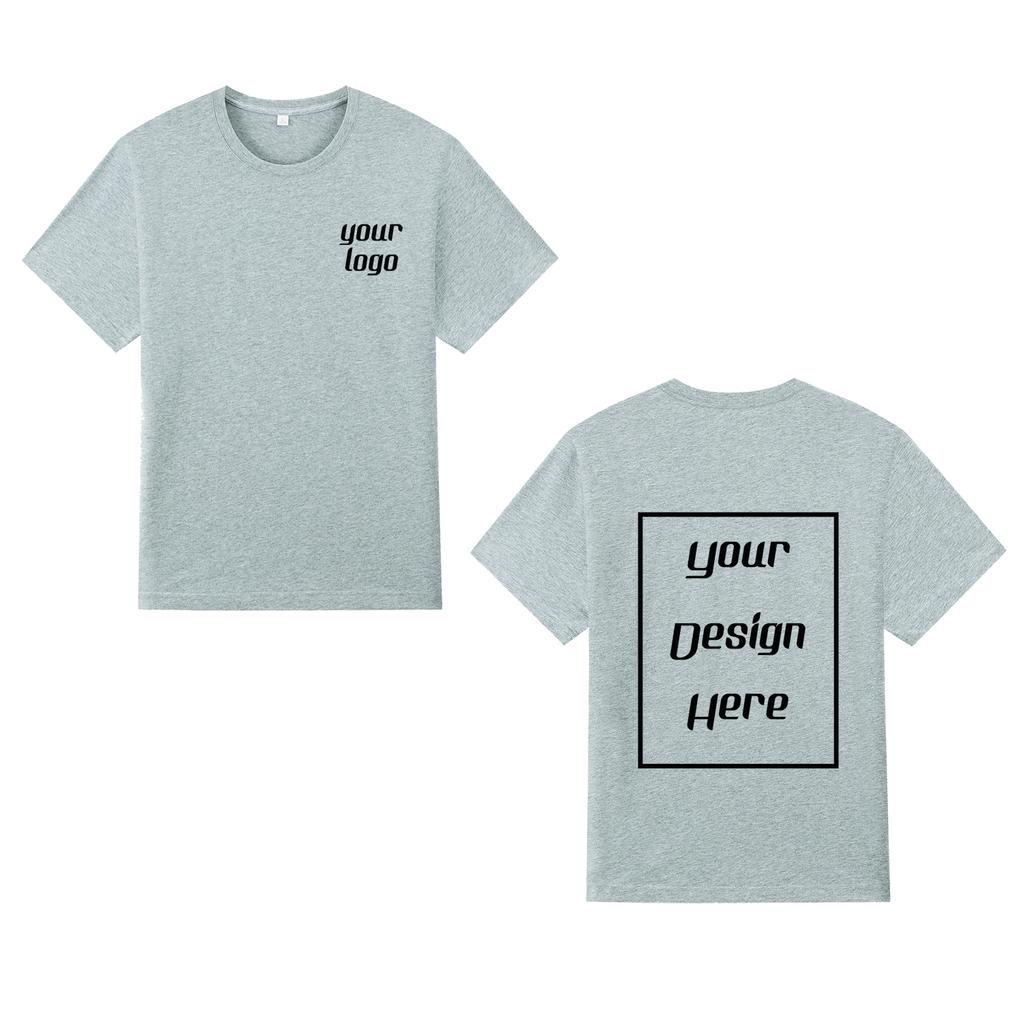 Streetwear Tilpasset Mønstertrykk T-skjorte Harajuku Casual O-hals Topp Korte Ermer Unisex 100% Bomull Gruppe T-skjorte