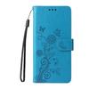 Applicable to Google 9Pro leather case, Sony Xperia 10 VI embossed butterfly love flower card wallet leather case 8Pro