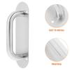Door Handle Pull Stainless Steel Heavy Duty Push Plate For Sliding Barn Cabinet Closet Glass Shower Door Outdoor Interior