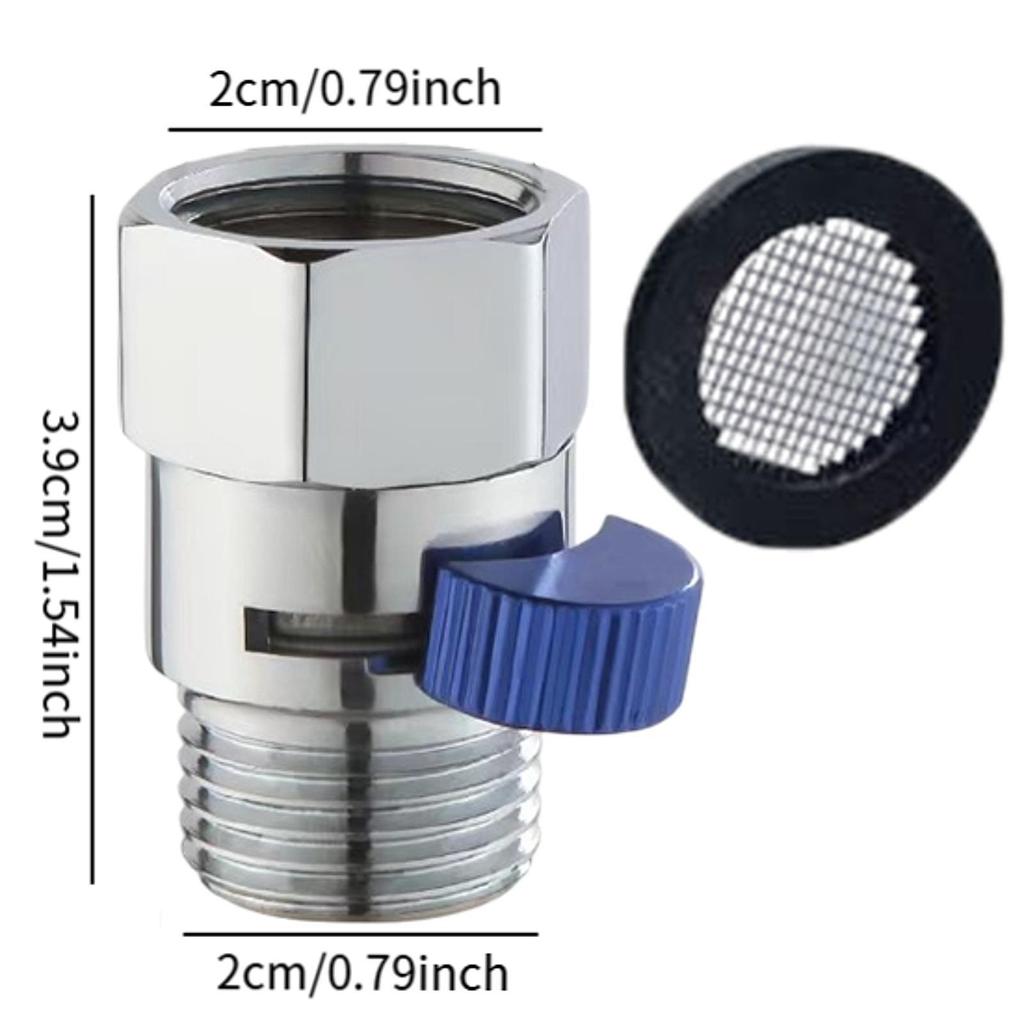 Shower Head Shut Off Valve Regulator for Bathroom Water Flow Control Valve