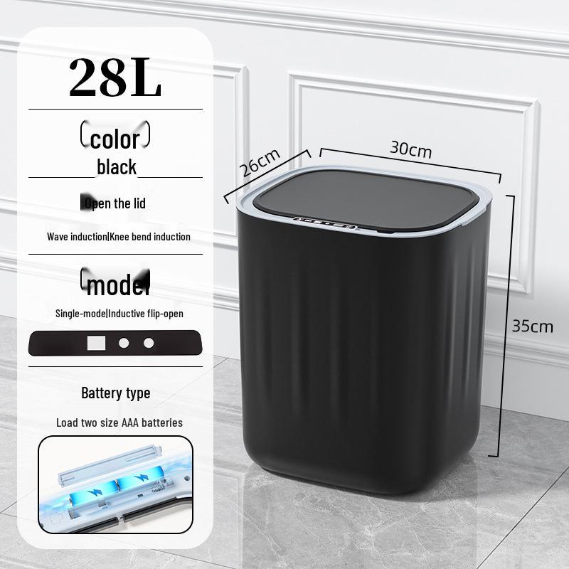 

Умное мусорное ведро с крышкой для дома, кухни и ванной комнаты Premium Battery