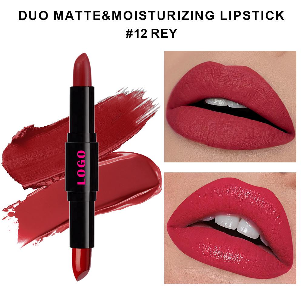 

Dual-Ended No Logo Matte Lipstick & Plumping Lip Balm 7.6g