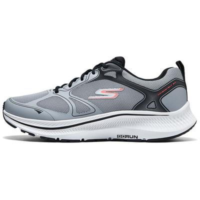 Simple Comfortable Fabric Shock Absorption Rebound Low-Top Casual Running Shoes Men Sneaker Gray 220869-GYCL