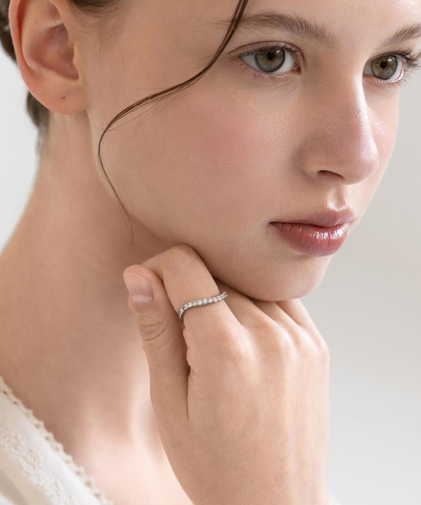 Tatiana Curved Cubic Ring Cr1896
