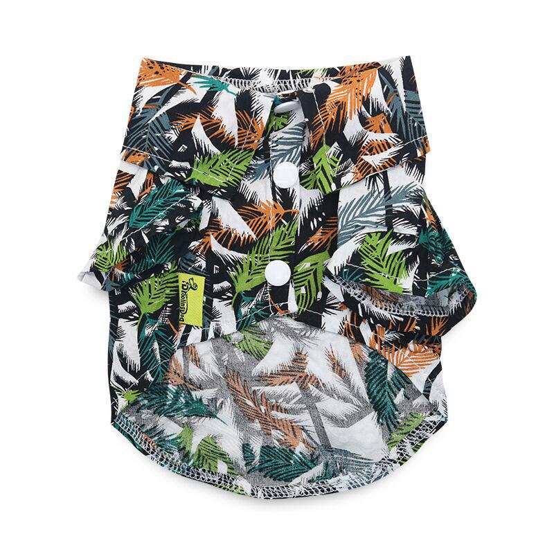 Hawaiian Style Summer Pet Shirt for Small To Medium Cats & Dogs: Pomeranian, Bichon, Teddy, Garfield, British Shorthair