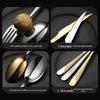 Abay Gold Edelstahl Essgabel Set