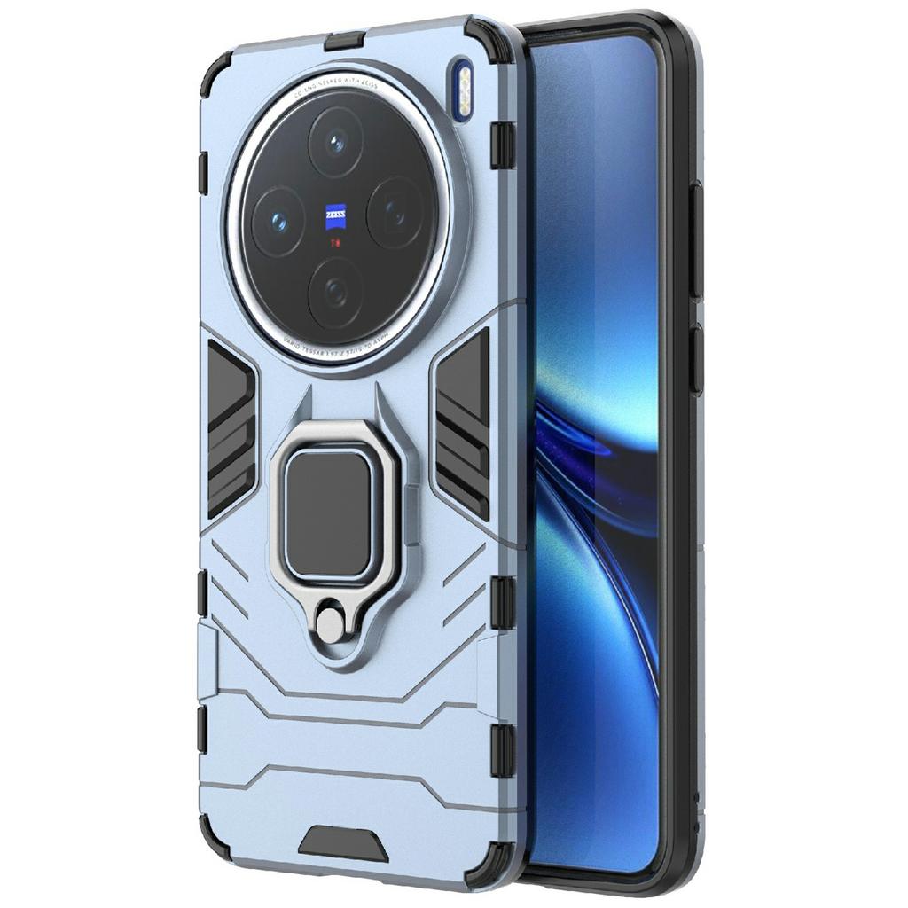 For Vivo X200 5G Case PC+TPU Protective Phone Cover with Ring Kickstand