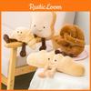 Plush Cute Pastry Toys Croissant Doll Peanut Keychain Childrens Birthday Gift