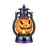 Halloween Pumpkin Lantern Decorative Tabletop Night Light Portable Handheld LED Candle Lamp for Indoor Outdoor Seasonal Atmosphere