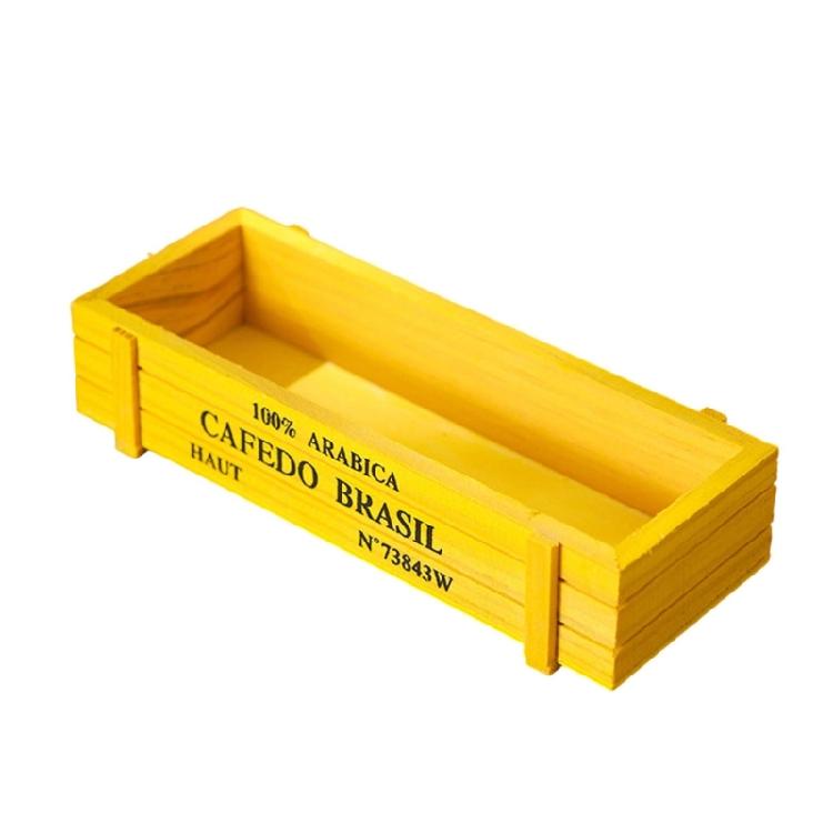 

Retro Boxes Crates Tools Sundries Storage Case Multifunction Wooden Holder for Indoor Plant Flower Retro Planter