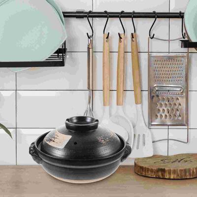 Pentola Calda Sukiyaki Padella Casseruola in Ceramica Frittura con Coperchio Teglia da Forno Casseruole Zuppa Ceramica Teiera