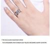 Rotating Diamond-Studded Star Gear Ring for Men and Women - Couple's Full Diamond Pinky Ring