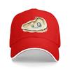 Oyster Pearl Design Baseball Cap Black Hat with Ocean Inspired Shell Pattern Fashionable Streetwear Accessory for Adults