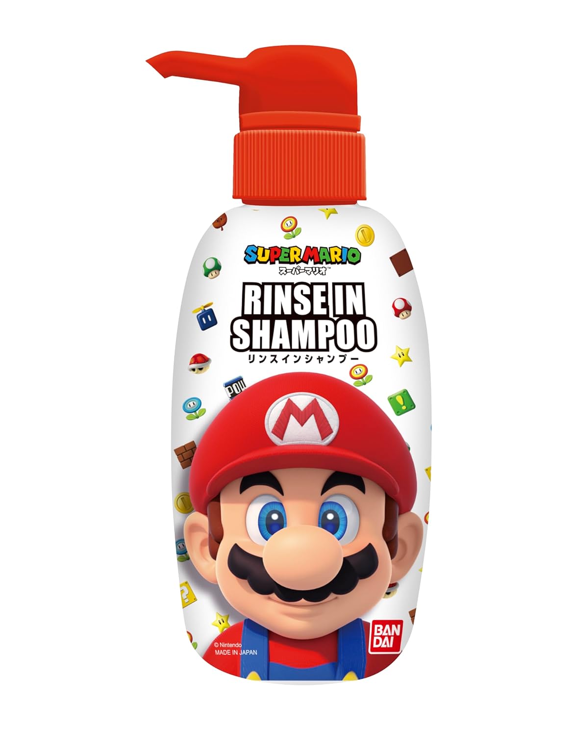BANDAI Rinse-in Shampoo Super Mario Recommended age 3 years up