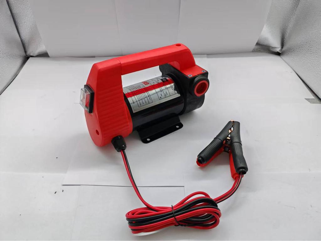 High Flow Self-Priming Electric Oil Pump - Portable 12V/24V Diesel Fuel Dispenser & Extraction Machine