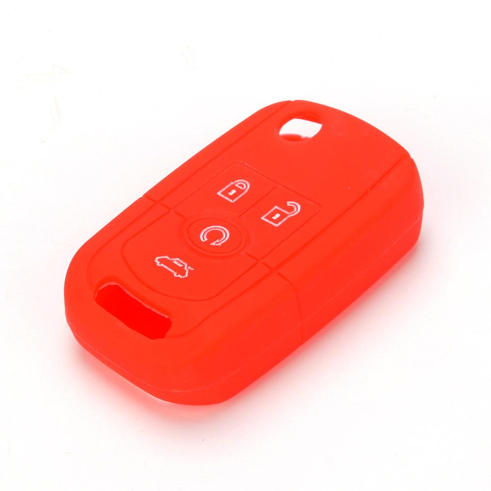 For Buick Excelle Folding 4-button Silicone Key Cover Key Bag Button Oil-filled Car Remote Control Shell Protective Cover