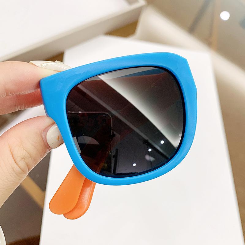 Shade Children'S Folding Sunglasses Candy-Colored Glasses Baby Sunglasses Sun Protection Uv Protection Glasses