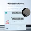 Stainless Steel Waterproof Electric Meter & Distribution Box, Indoor/Outdoor, Surface & Flush Mounted, 8-Household Capacity.