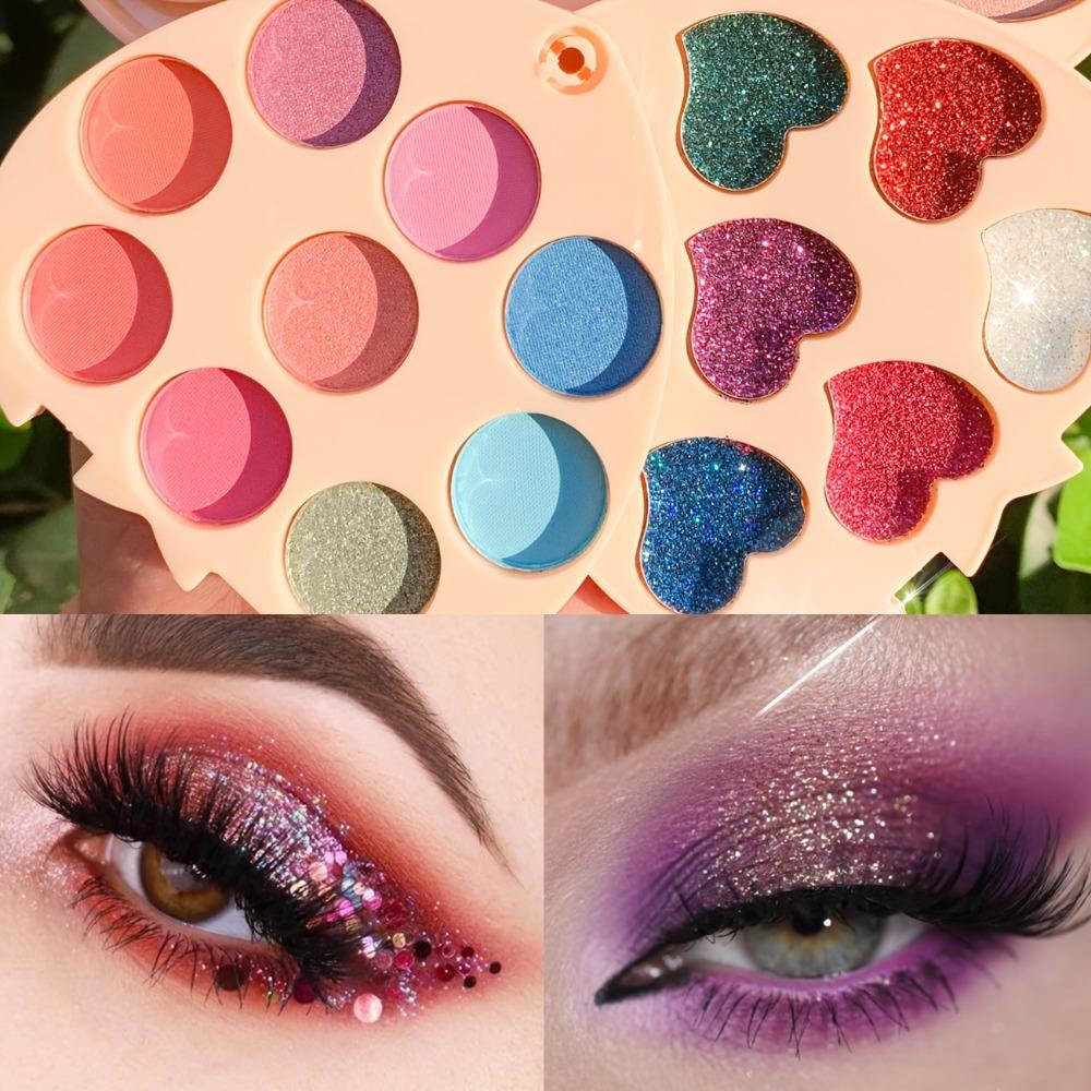 Dazzle with 18 Colors: Earthy and Shimmering Eyeshadow Palette Set for Makeup Enthusiasts