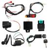 Motorcycle CDI Wiring Harness Loom Solenoid Ignition Coil Rectifier Full Kit for 50cc 70cc 90cc 110cc 125cc Dirt Bike ATV Parts