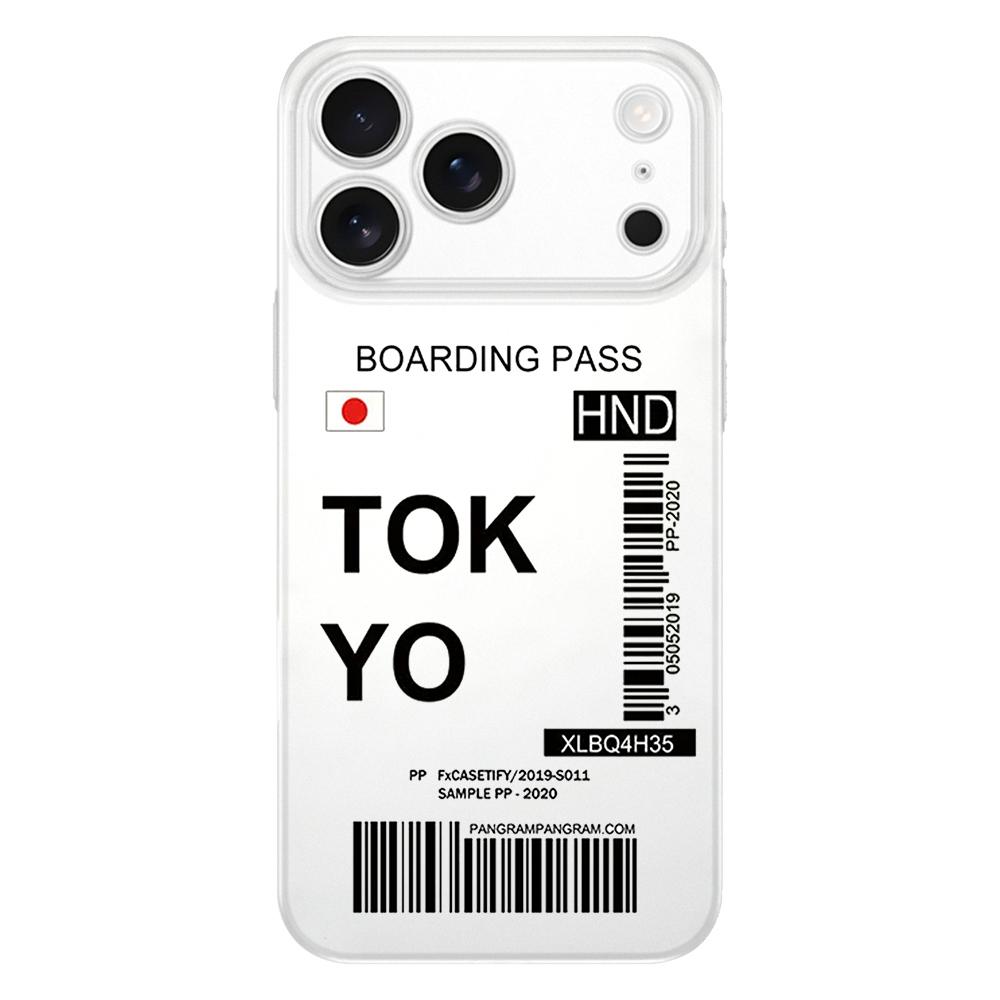 World City Travel Ticket New York London Phone Case For iPhone 17 Air 16E 16 11 15 14 Pro MAX 12 13 7 8 Plus SE Easter Cover