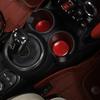 Red Carbon Fiber Car Cup Holder Pad Water Cup Mat For BMW Mini Cooper 2014-21