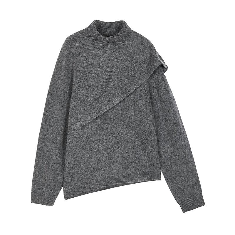 JNBY Women's High-Neck Wool Cashmere Pullover Sweater