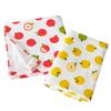 Bloom Gauze Touch Bath Set of 2 In Different Made In Senshu Cotton Fruits and Towels, Colors, Japan, Absorbent, Quick-Drying, Cute, Towel, 100% (Dot